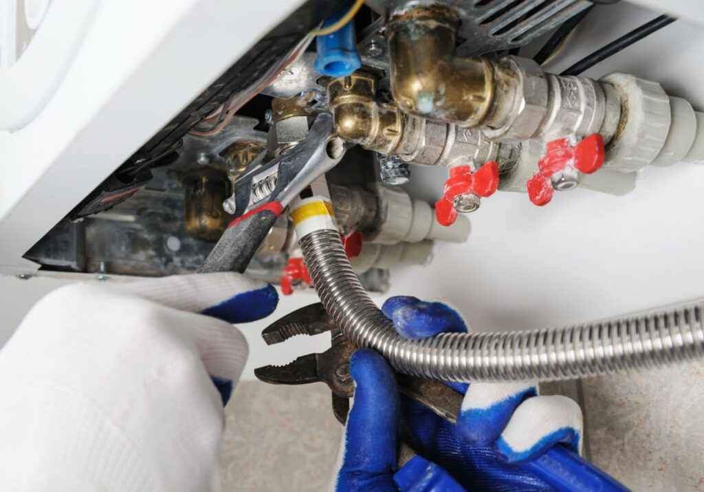 New heater installation by Avanti Plumbing & Drains