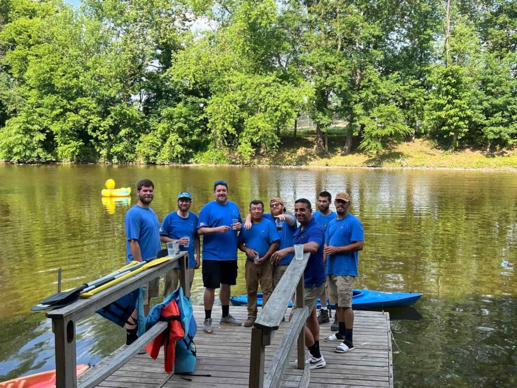 Avanti Plumbing & Drains team outdoors